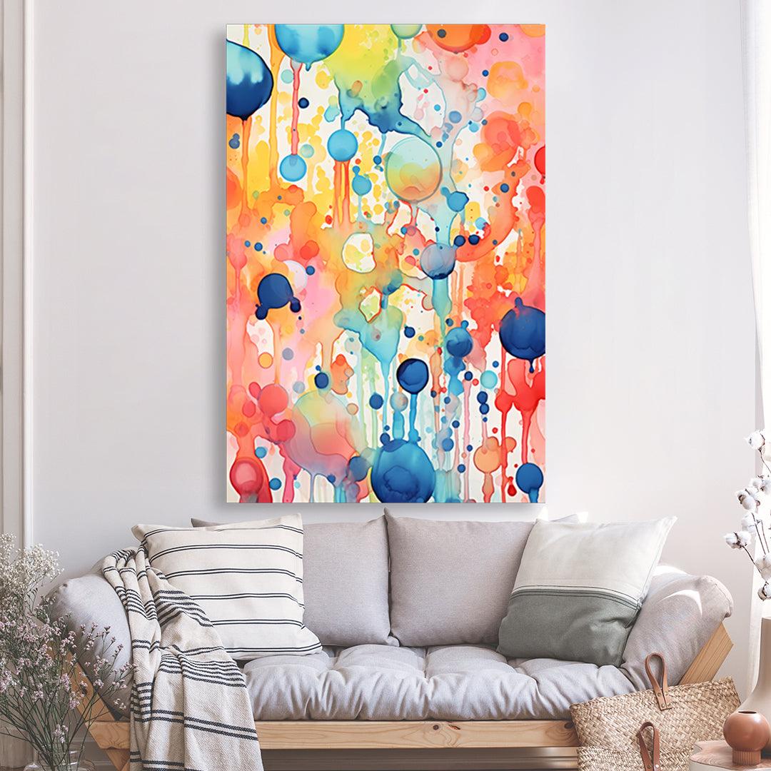 Tableau - Aquarel Paint Drops - MIND STARDUST