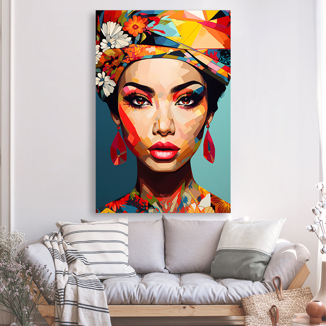 Tableau - Portrait de femme balinaise