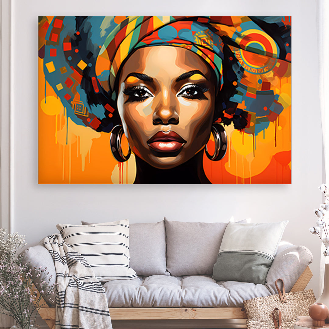 Portait de femme africaine fière