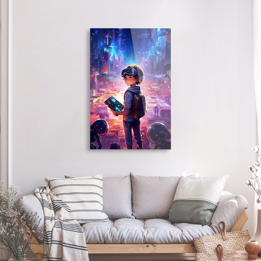 Tableau Réalité Virtuelle Start - Verre Acrylique | Mindstardust