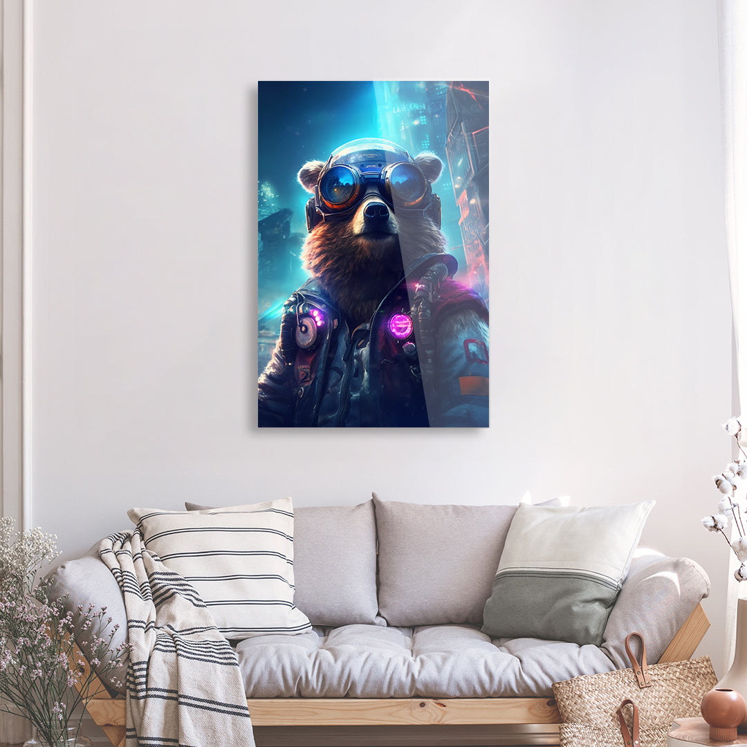 Tableau Gaming Ours - Verre Acrylique | Mindstardust