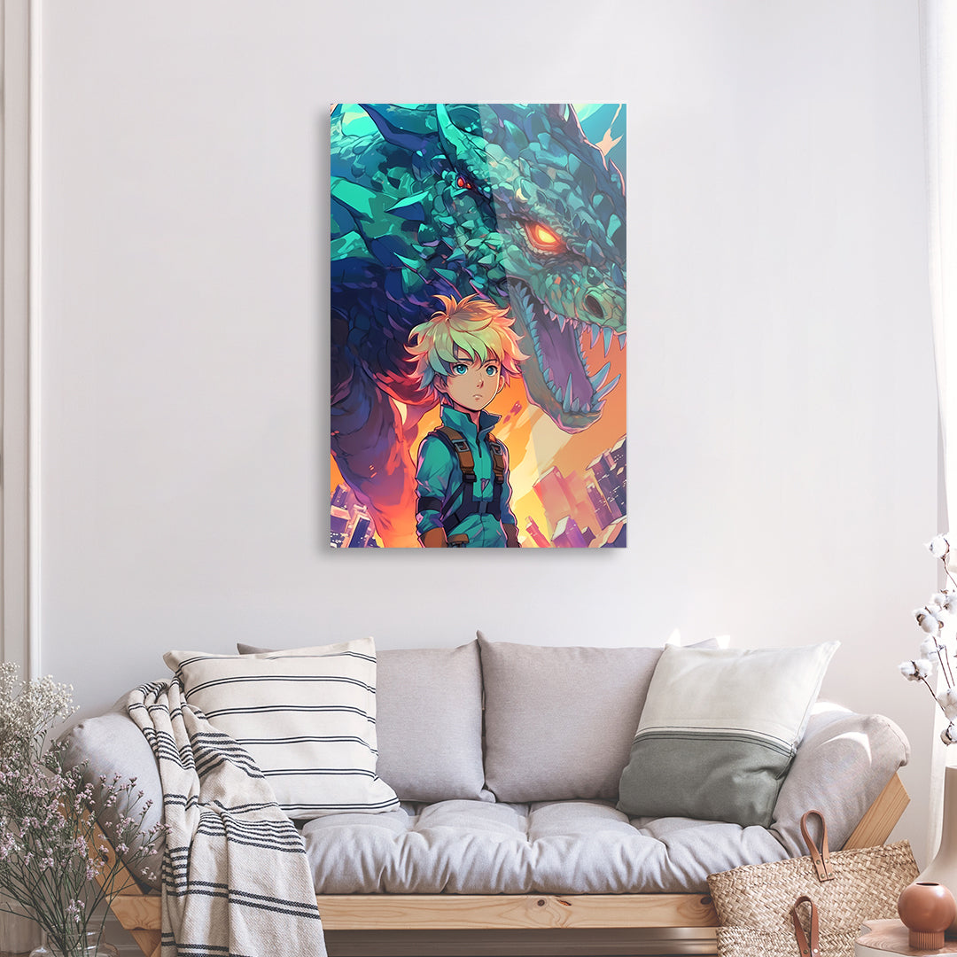 Tableau Gaming Dragon - Verre Acrylique | Mindstardust