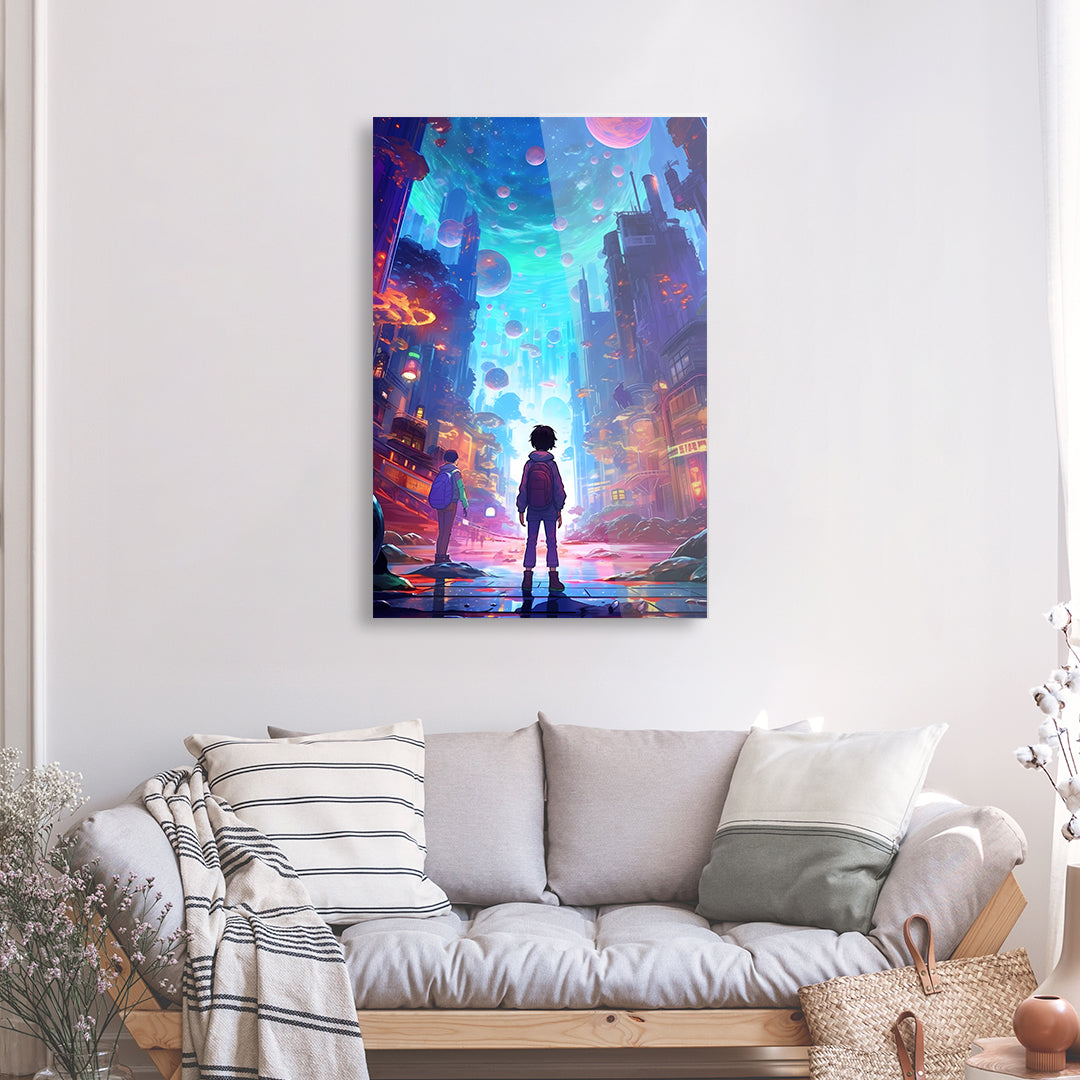 Tableau Réalité Virtuelle Enter - Verre Acrylique | Mindstardust