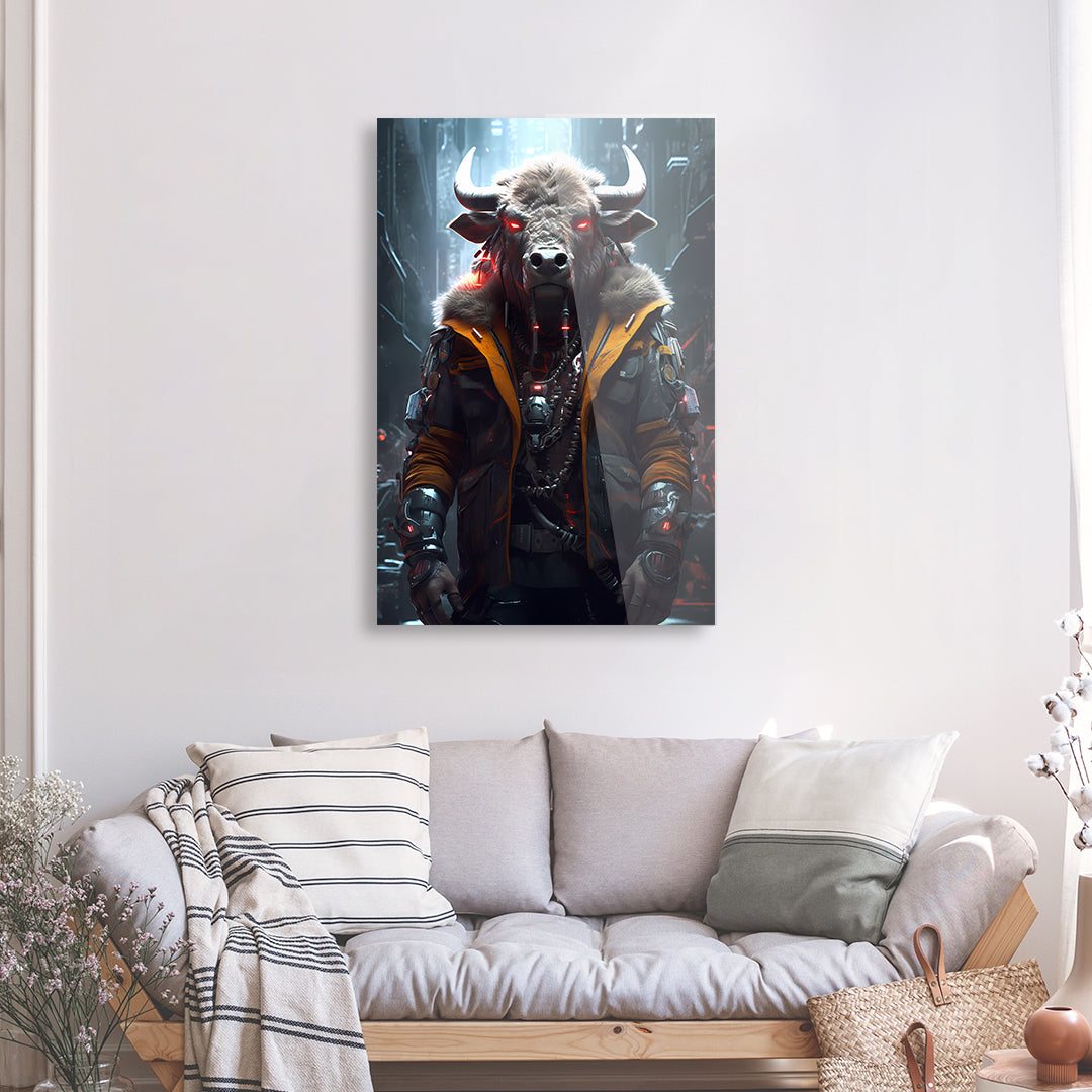Tableau Gaming Bison - Verre Acrylique | Mindstardust