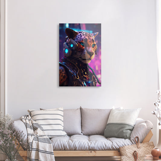 Tableau Gaming Guépard - Verre Acrylique | Mindstardust