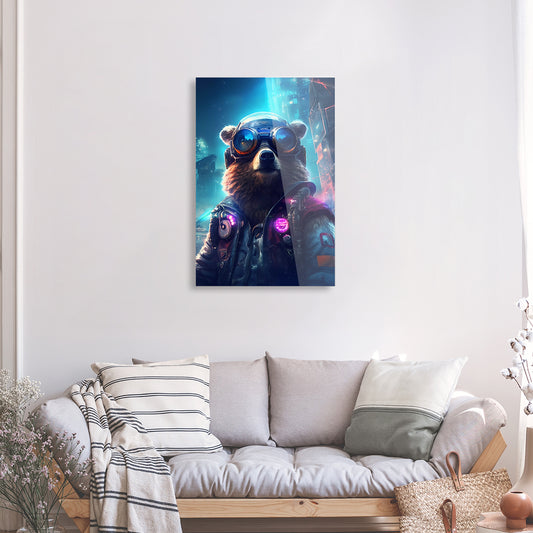 Tableau Gaming Ours - Verre Acrylique | Mindstardust