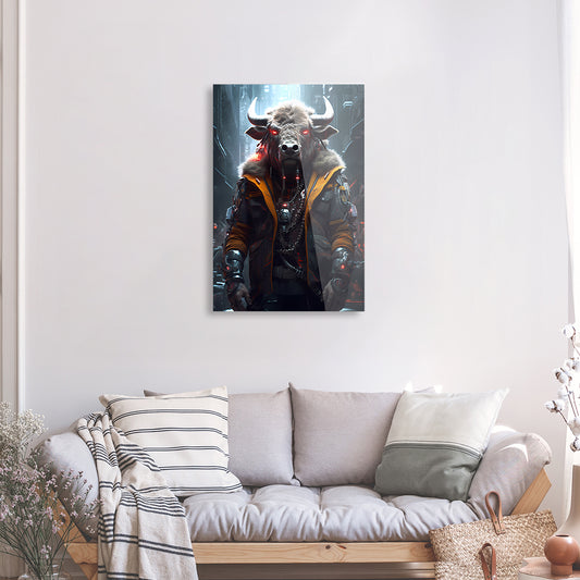 Tableau Gaming Bison - Verre Acrylique | Mindstardust