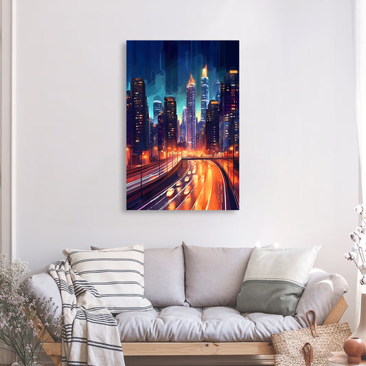 Tableau Illuminations Urbaines - Grand Format | Mindstardust